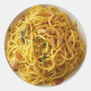 Stickers de pâtes alimentaires spaghetti Fettuccin