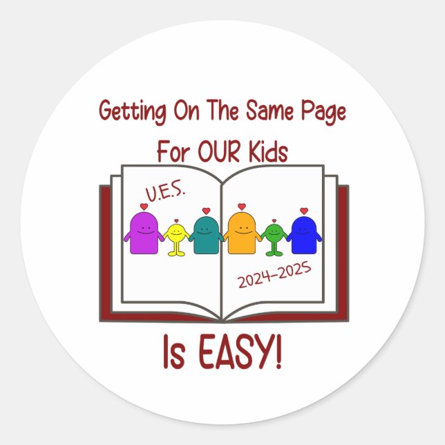 Stickers de personnel UES (une page de 20 autocoll (Devant)