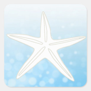 Stickers de poisson rouge clair et blanc