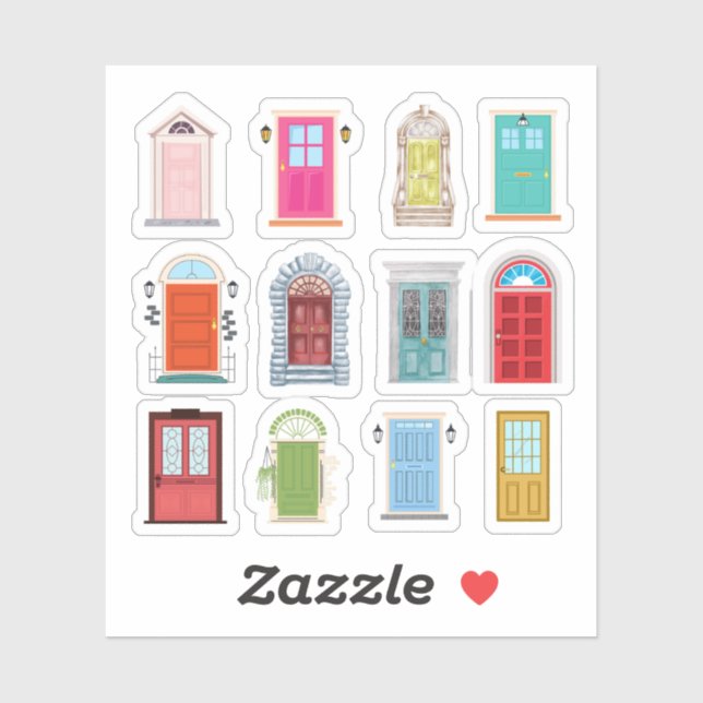 Stickers de porte avant (Feuille)