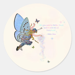 Stickers de poussière de pixie bleue