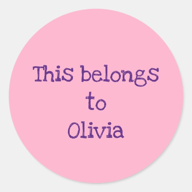 Stickers de propriétés personnalisées (Devant)