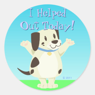 Stickers de récompense de chien utiles