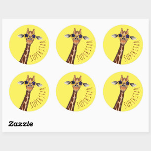 Stickers de récompense SUPERSTAR - Giraffe