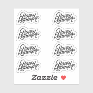 Stickers de retraite heureux