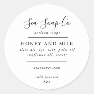 Stickers de savon personnalisables