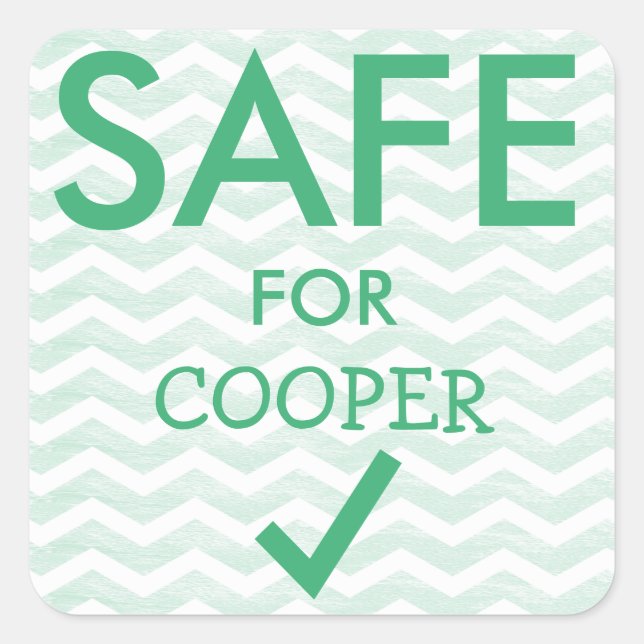 Stickers de sécurité alimentaire pour régimes spéc (Devant)