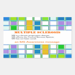 Stickers de sensibilisation à la SP pour la scléro