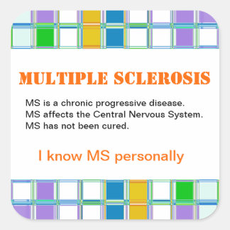 Stickers de sensibilisation MS pour la sclérose en