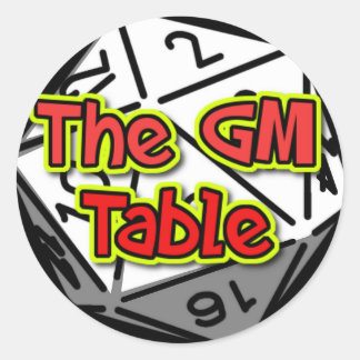Stickers de table GM (feuille de 20)