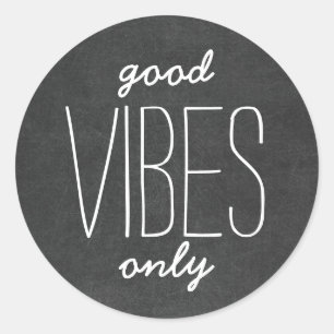 Stickers de tableau de bord mobile Good Vibes uniq
