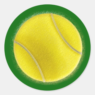 Stickers de tennis avec boule sale à écrire à la m
