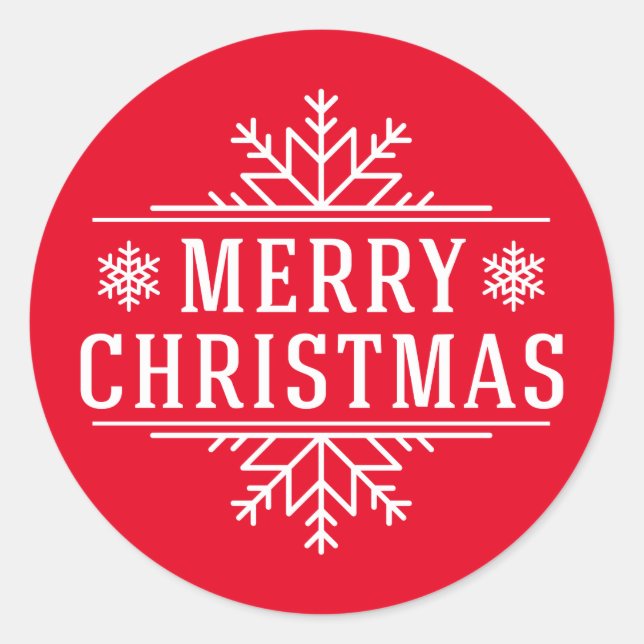 Stickers de vacances Joyeux Noël (Devant)