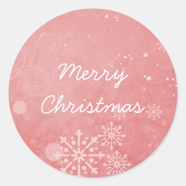 Stickers de vacances Red Snowflake (Devant)