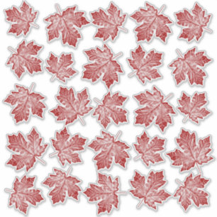 Stickers de vignes de la fenêtre Feuille d'érable 