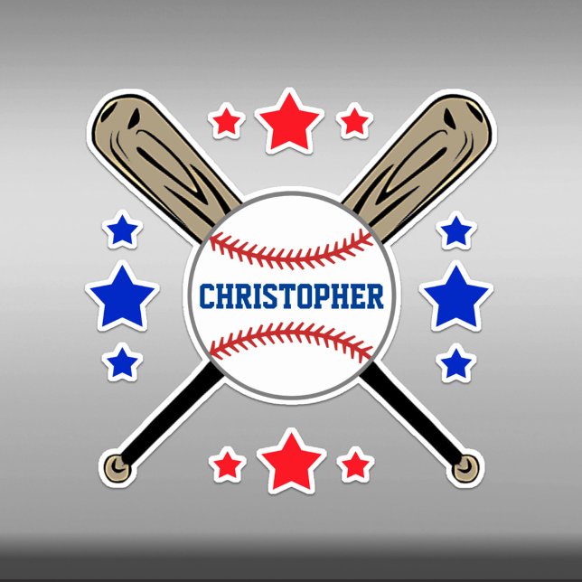 Stickers de vinyle Allstar de baseball (Créateur téléchargé)