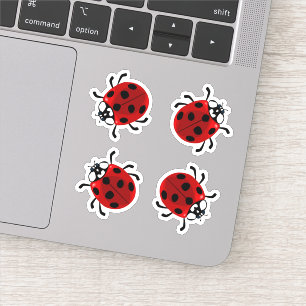 Stickers de vinyle de Ladybug