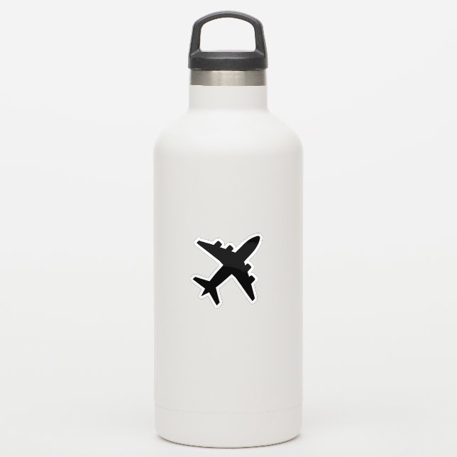 Stickers de vinyle personnalisés | Fenêtres et ver (Gourde)