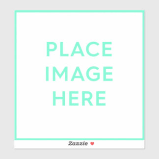 Stickers de vinyle sur mesure de 8 po x 8 po