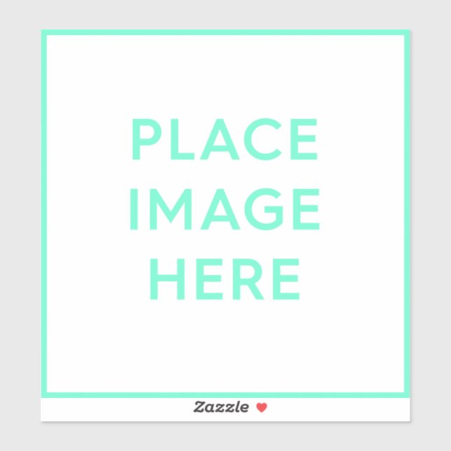 Stickers de vinyle sur mesure de 8 po x 8 po (Feuille)