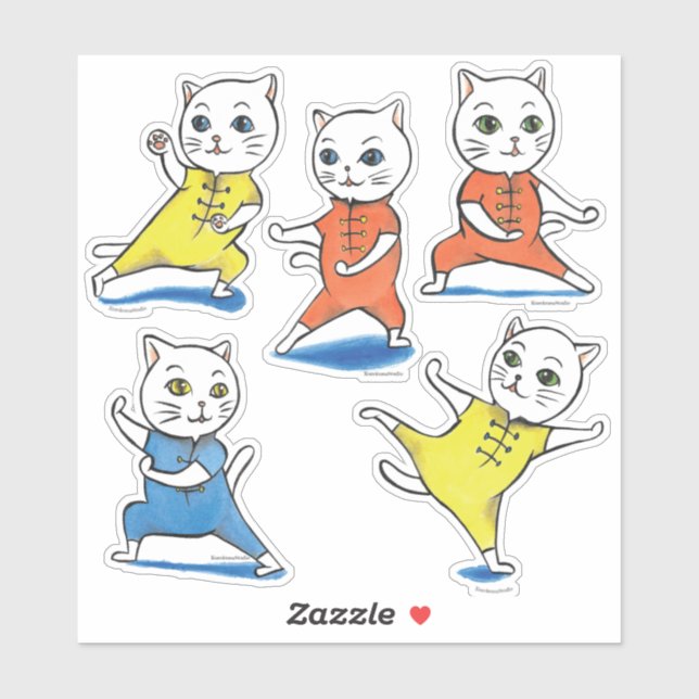 Stickers de vinyle sur mesure de 8 po x 8 po (Feuille)