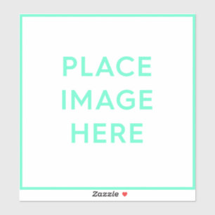 Stickers de vinyle sur mesure de 8 po x 8 po