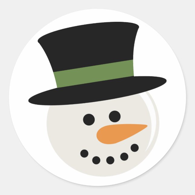 STICKERS DE VISAGE MORTS DE NEIGE (Devant)