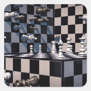 stickers d'échecs 3D