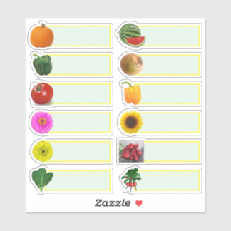 Stickers d'économiseur de semences de jardinier vé