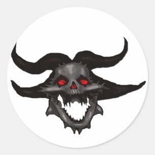 Stickers Demon Skull