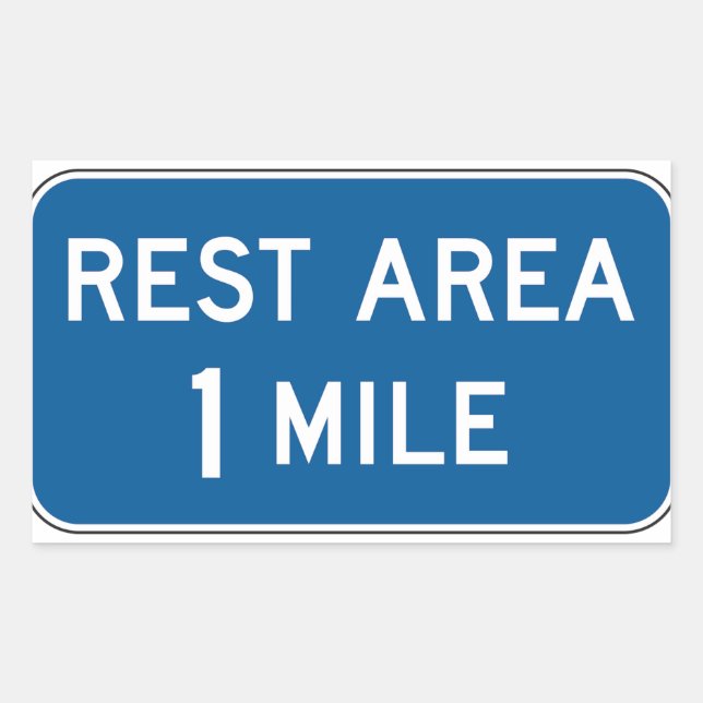 Stickers des panneaux de la zone de repos (Devant)