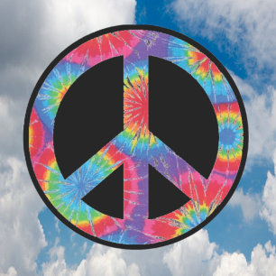 Stickers des signes de paix - Rainbow Hippie Desig
