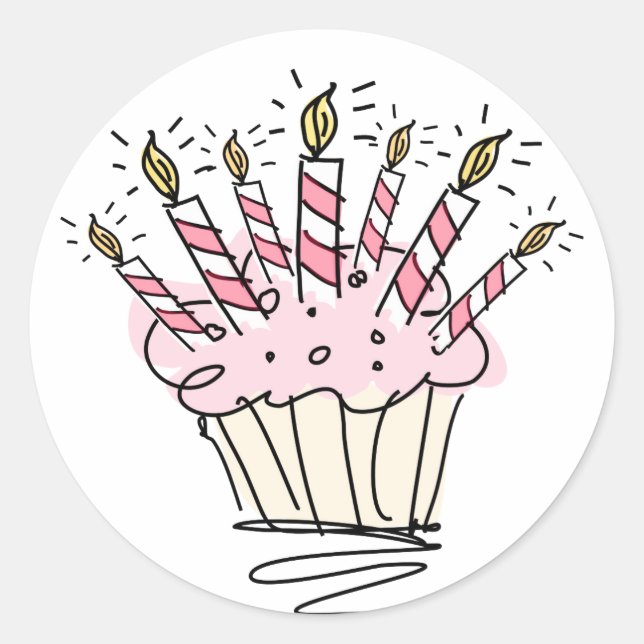 stickers design Cupcake (Devant)