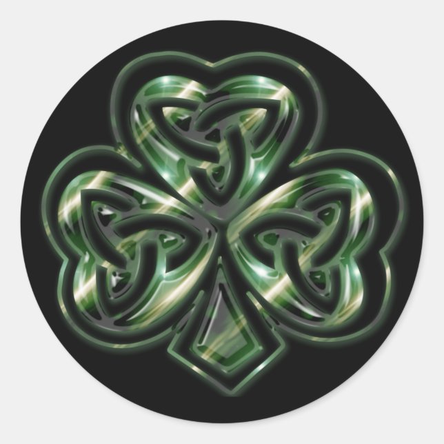 Stickers Design Shamrock celtique 2 (Devant)