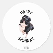 Stickers Dexter "Happy Monday"