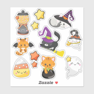 Stickers d'Halloween Cute Kawaii