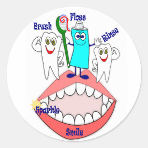 Stickers d'hygiène dentaire