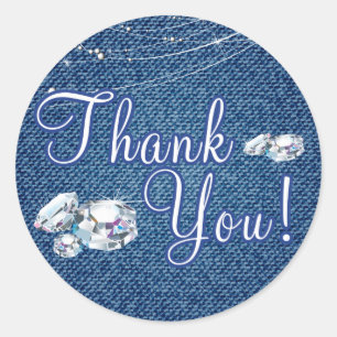 Stickers Diamants et Merci Denim