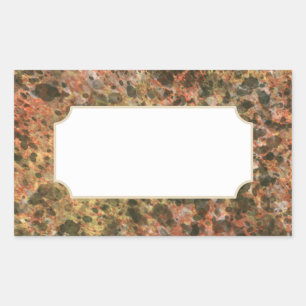 Stickers d'impression en marbre Brown classique