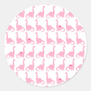 Stickers Dinosaure Rose