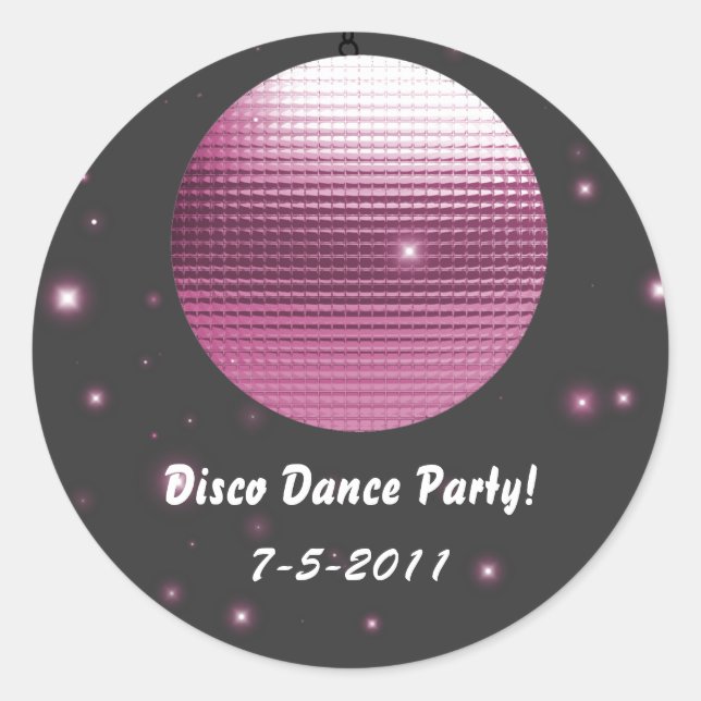Stickers Disco Ball Party (Devant)