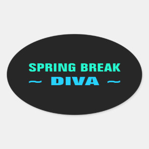 stickers DIVA PAIN DE PRINTEMPS (4, ovale)