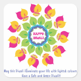 Stickers Diwali vert