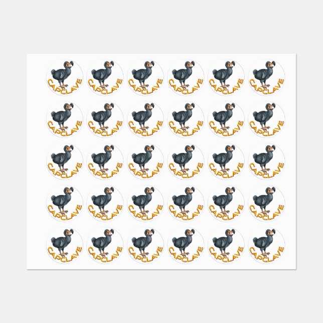 Stickers Dodo (Feuille)