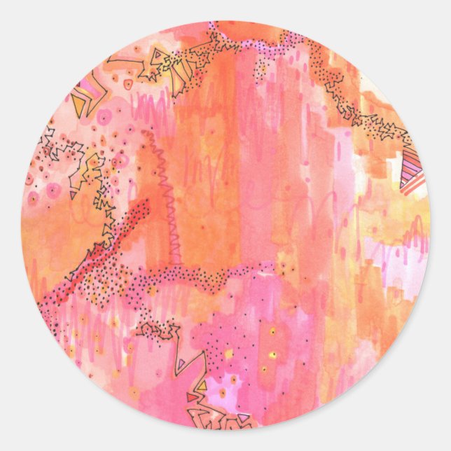 Stickers Doodle Scribble (Devant)