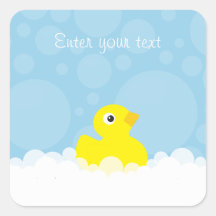 Stickers Douche Canard Personnalisé