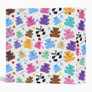 Stickers d'ours Sandylion rétro 3 Classeurs à anne