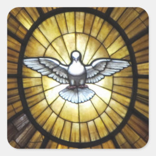 Stickers--Dove Square Sticker