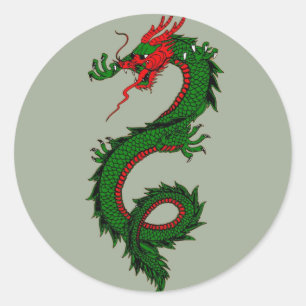 stickers dragon chinois