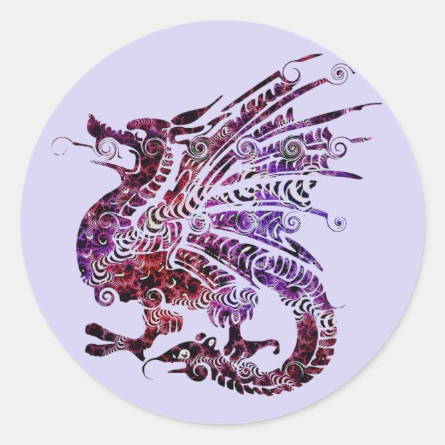 stickers dragon fantaisie (Devant)